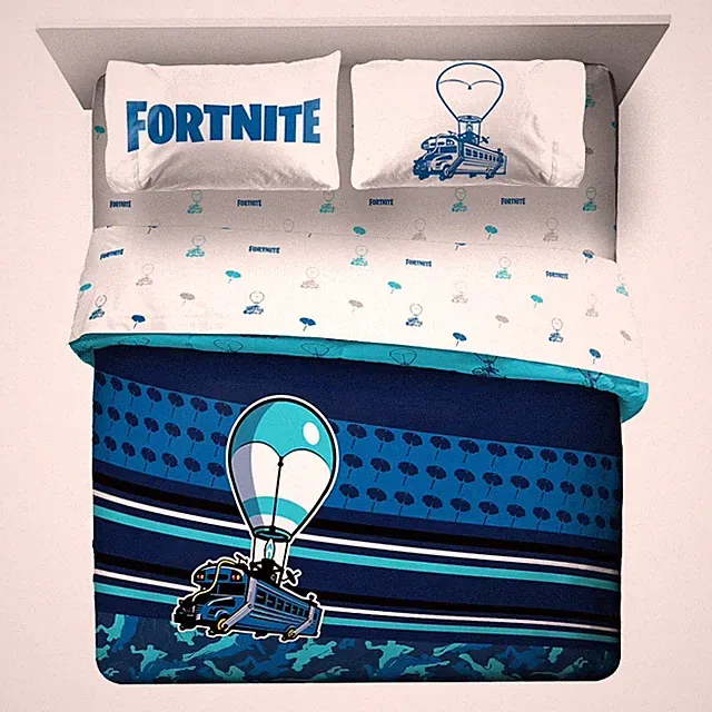 Fortnite "Battle Bus" Microfiber Full Comforter