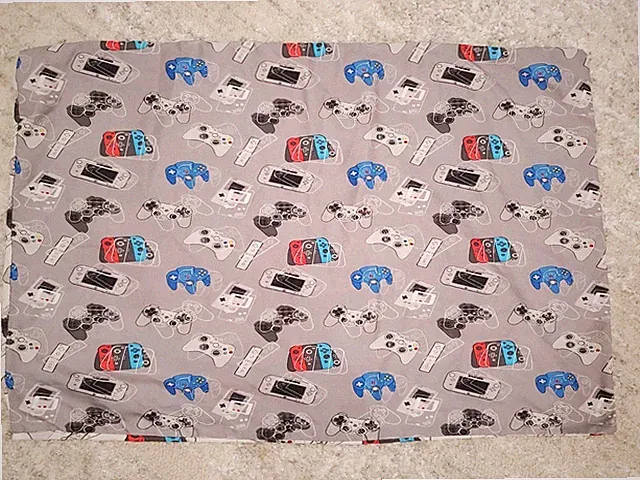Gaming Pillowcase Video Game Controllers Pillowcase Standard Size 20x30
