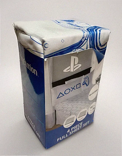 NEW PlayStation Microfiber 4pc Full Bed Sheet Set ~ Fitted/Flat/(2) Pillowcases