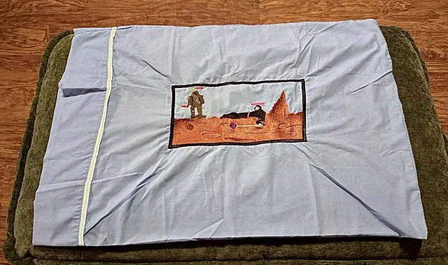 Vintage Fighting Game One Of A Kind 1 Sided Standard Pillowcase Video Game