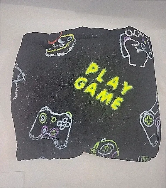 YOUR ZONE Video Game Theme Fleece Throw Blanket 50 X60 Soft New Gamer Gift
